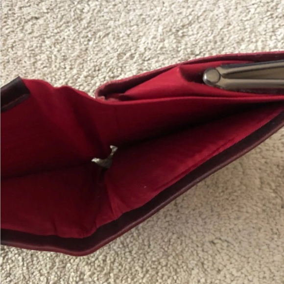 Vintage BUXTON‎ Wallet Burgundy Maroon Top Grain Cowhide Leather - Picture 11 of 15